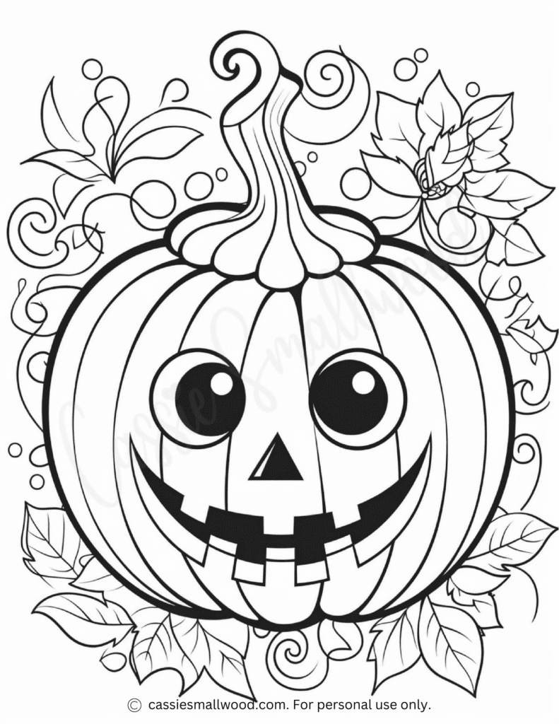 Awesome Halloween Coloring Pages - Cassie Smallwood pertaining to Free Printable Halloween Coloring Pages