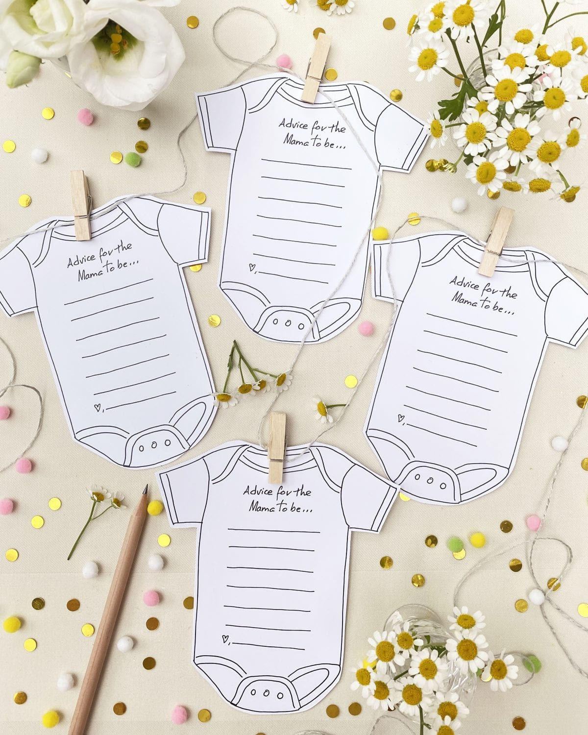 Baby Advice Card regarding Free Printable Baby Advice Cards