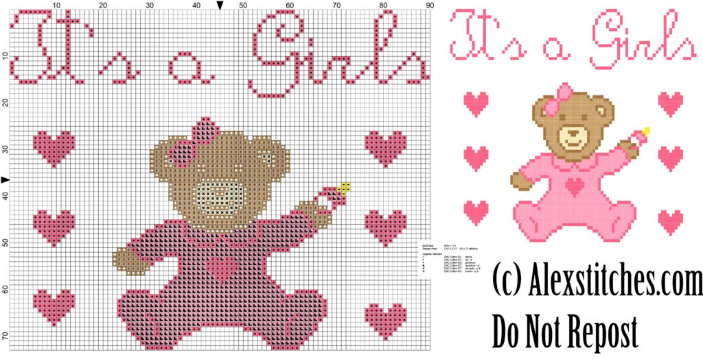 Baby Bear Onesie It&<h2>039; S A Girls Birth Record Free Cross Stitch Regarding Baby Cross Stitch Patterns Free Printable Baby Bear Onesie It&<h2>039; S A Girls Birth Record Free Cross Stitch Regarding Baby Cross Stitch Patterns Free Printable