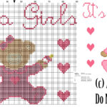 Baby Bear Onesie It&<h2>039; S A Girls Birth Record Free Cross Stitch Regarding Baby Cross Stitch Patterns Free Printable