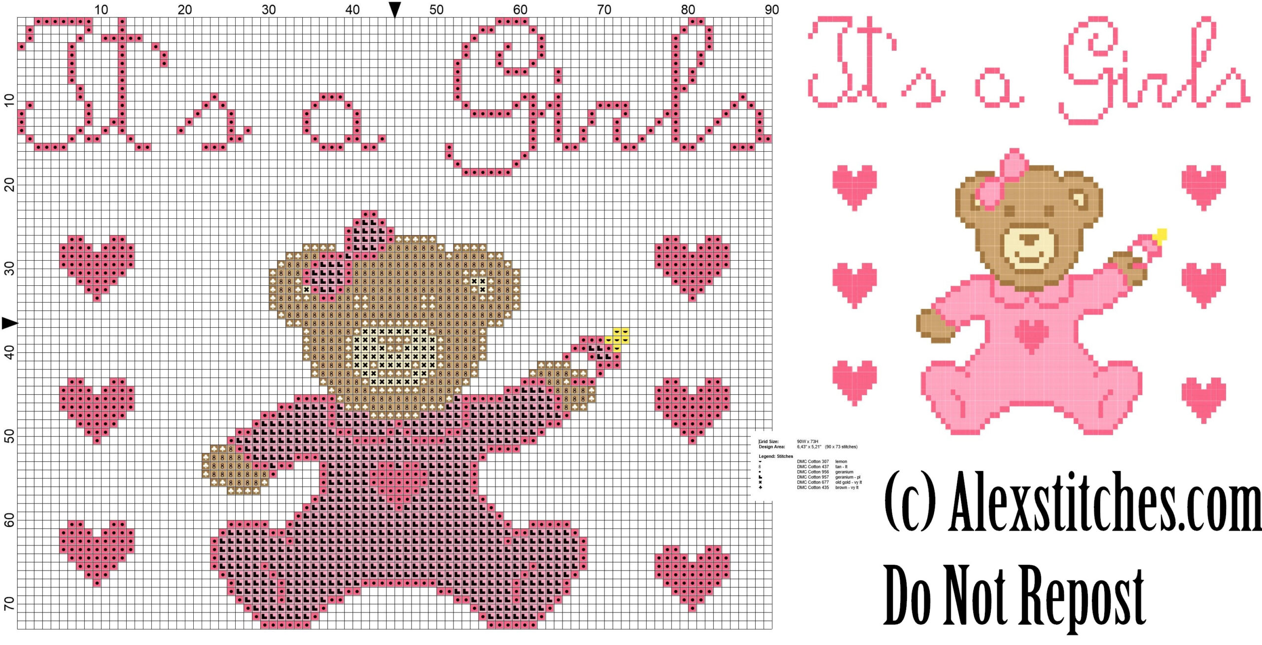 Baby Bear Onesie It&amp;</p>
<h2>039; S A Girls Birth Record Free Cross Stitch regarding Baby Cross Stitch Patterns Free Printable