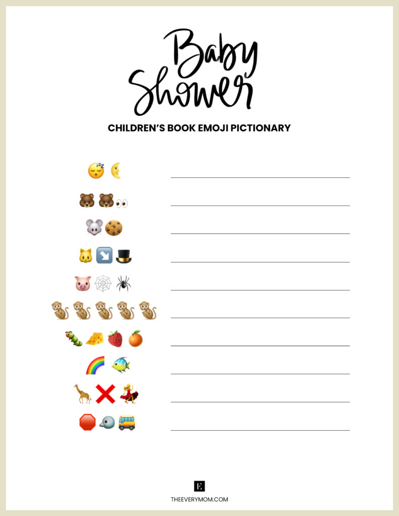 Baby Shower Games: 20 Fun And Unique Baby Shower Activities With Free Printable Baby Shower Games Baby Shower Games: 20 Fun And Unique Baby Shower Activities With Free Printable Baby Shower Games