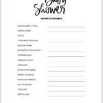 Baby Shower Games: 20 Fun And Unique Baby Shower Activities With Regard To Free Printable Baby Shower Games Word Scramble