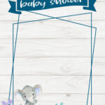Baby Shower Templates For Boy Clearance With Regard To Free Printable Baby Shower Invitations Templates For Boys