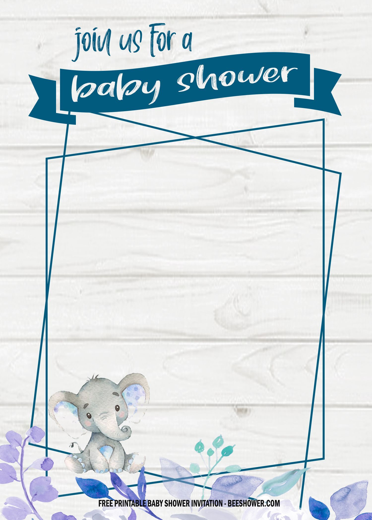 Baby Shower Templates For Boy Clearance with regard to Free Printable Baby Shower Invitations Templates For Boys