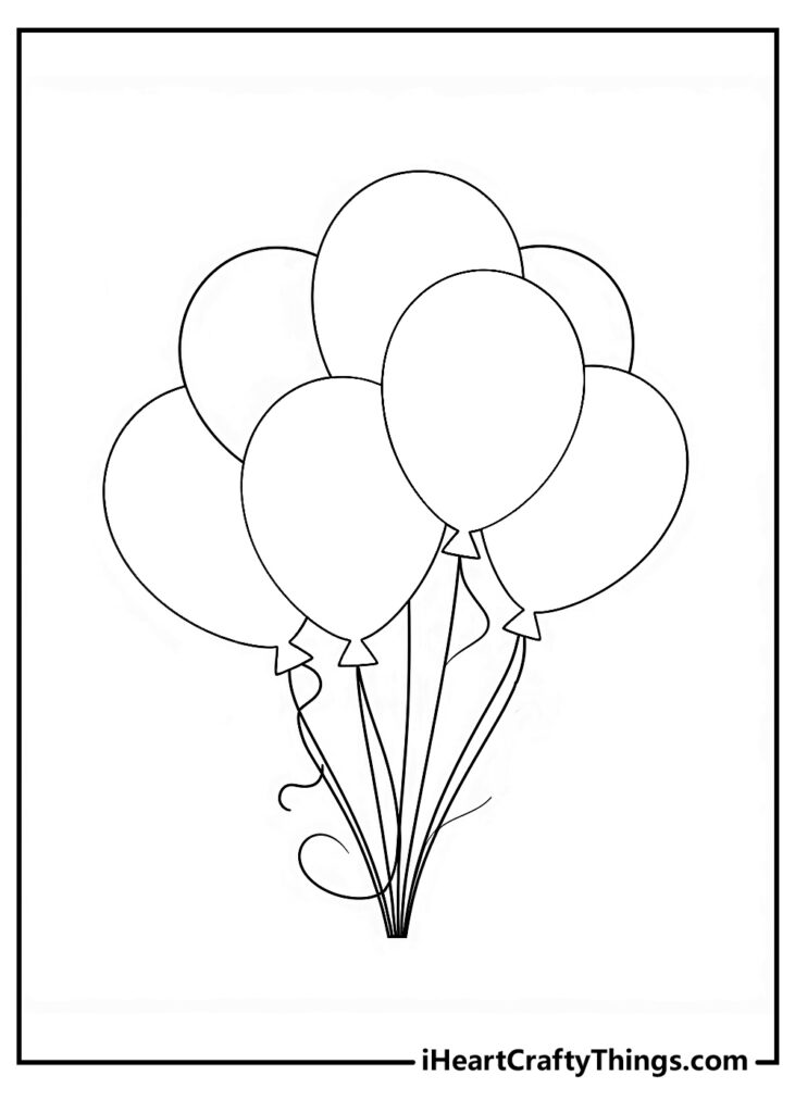 Balloons Coloring Pages (100% Free Printables) Worksheets Library For Free Printable Pictures Of Balloons Balloons Coloring Pages (100% Free Printables) Worksheets Library For Free Printable Pictures Of Balloons