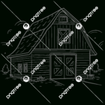 Barn Coloring Pages Inspirational Drawing Of A Barn Outline Sketch With Regard To Free Printable Barn Coloring Pages