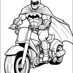 Batman On His Motorcycle   Batman Coloring Pages   Page Page/2/ Intended For Free Printable Batman Coloring Pages