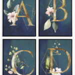 Beautiful Free Printable Floral Monograms   The Navage Patch Throughout Free Printable Monogram