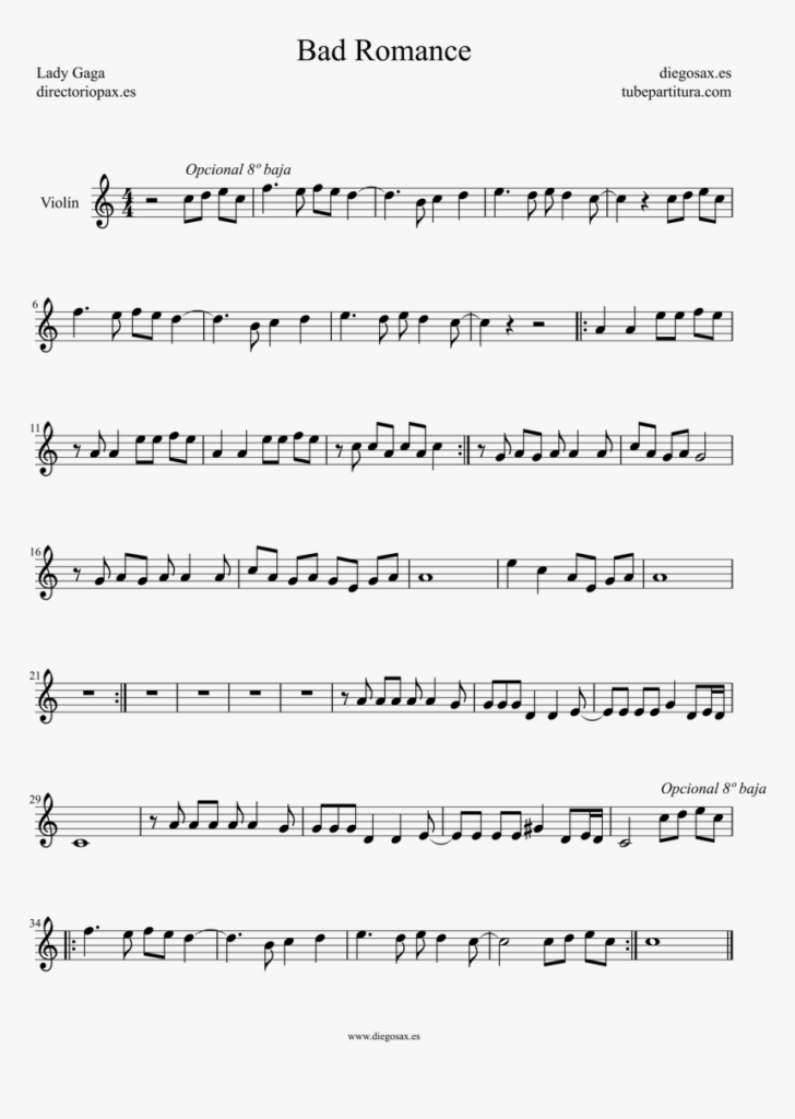 Piano Sheet Music For Beginners Popular Songs Free Printable