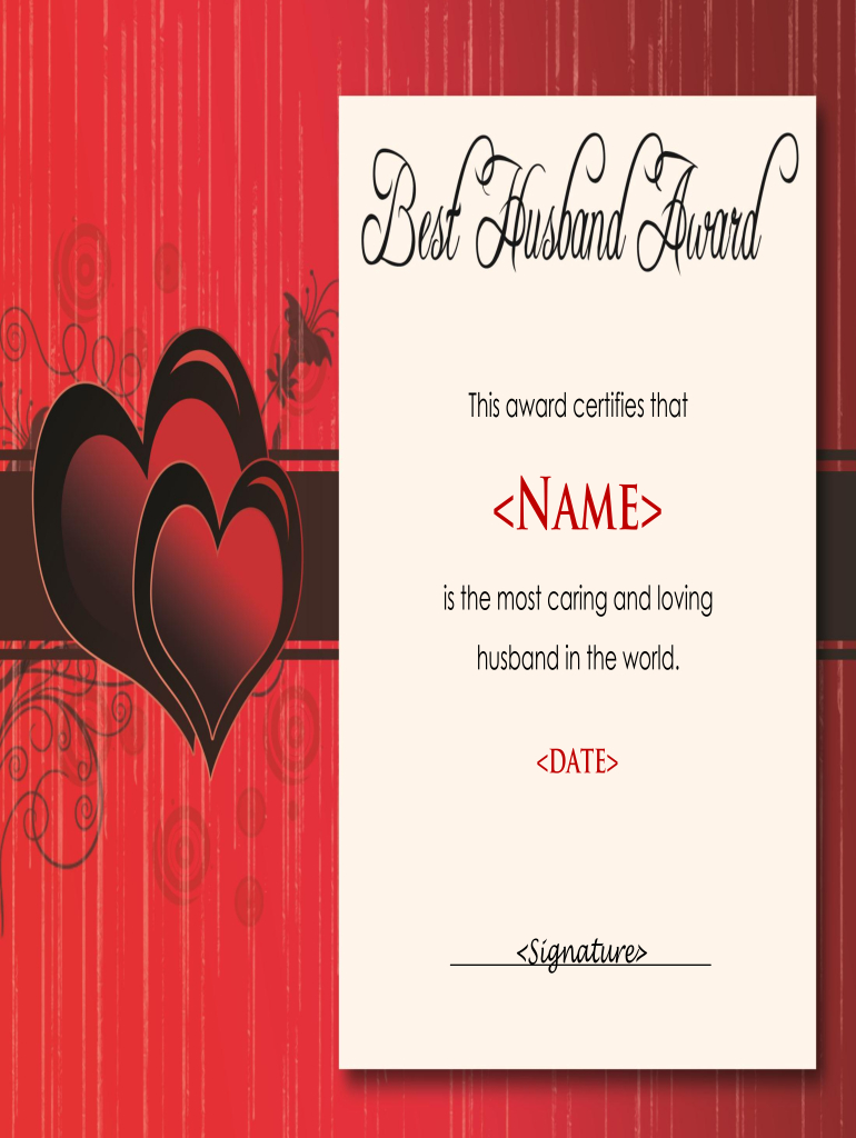 Best Husband Certificate Printable Fill Online, Printable Regarding Free Printable Love Certificates For Him Best Husband Certificate Printable Fill Online, Printable Regarding Free Printable Love Certificates For Him