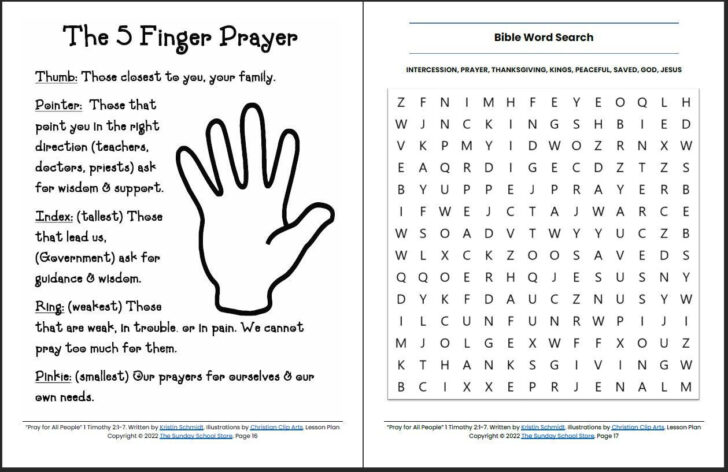 Free Printable Sunday School Lessons For Kids