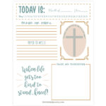 Bible Study Page   Dots | Free Christian Printables With Free Printable Prayer Journal