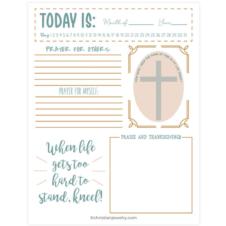 Free Printable Prayer Journal