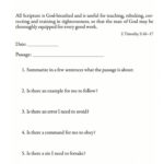 Bible Study Worksheets For Adults Pdf   A Worksheet Is A Sheet Of Inside Free Printable Bible Study Worksheets For Adults