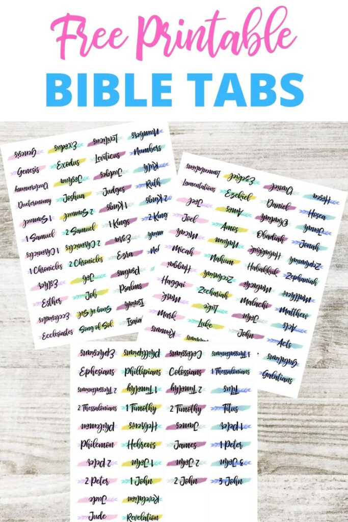 Bible Tabs Free Printable Intended For Free Printable Books Of The Bible Tabs Bible Tabs Free Printable Intended For Free Printable Books Of The Bible Tabs