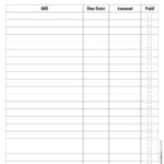 Bill Organizer Template   39 Cute & Free Printable Bill Trackers With Regard To Free Printable Monthly Bills Worksheet