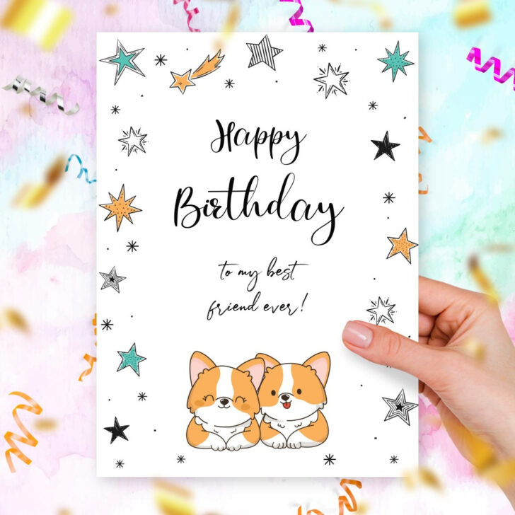 Free Printable Birthday Cards For Your Best Friend