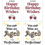Birthday Wine Labels   Free Printables   Add A Little Adventure Pertaining To Free Printable Wine Labels For Birthday
