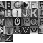 Black And White Letter Photography   10 Free Pdf Printables Within Free Printable Alphabet Photography Letters