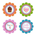 Blank Cupcake Toppers   10 Free Pdf Printables | Printablee Pertaining To Cupcake Topper Templates Free Printable