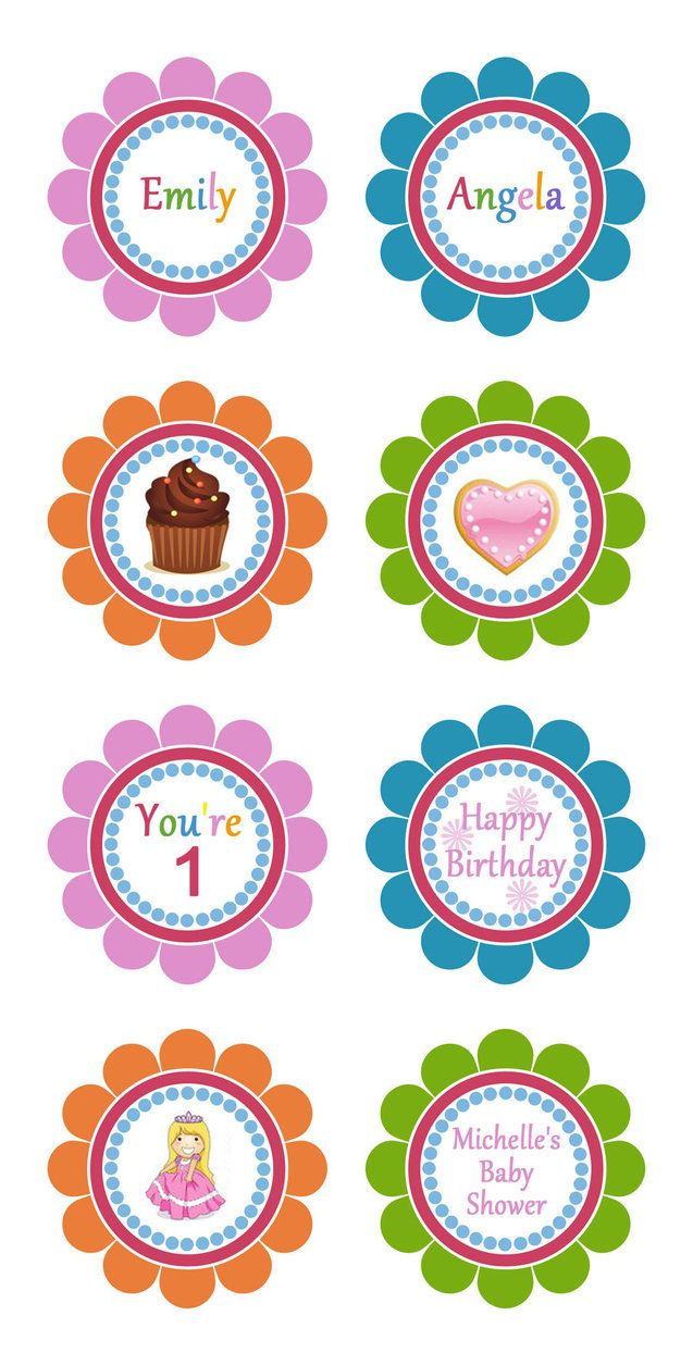 Blank Cupcake Toppers - 10 Free Pdf Printables | Printablee pertaining to Cupcake Topper Templates Free Printable