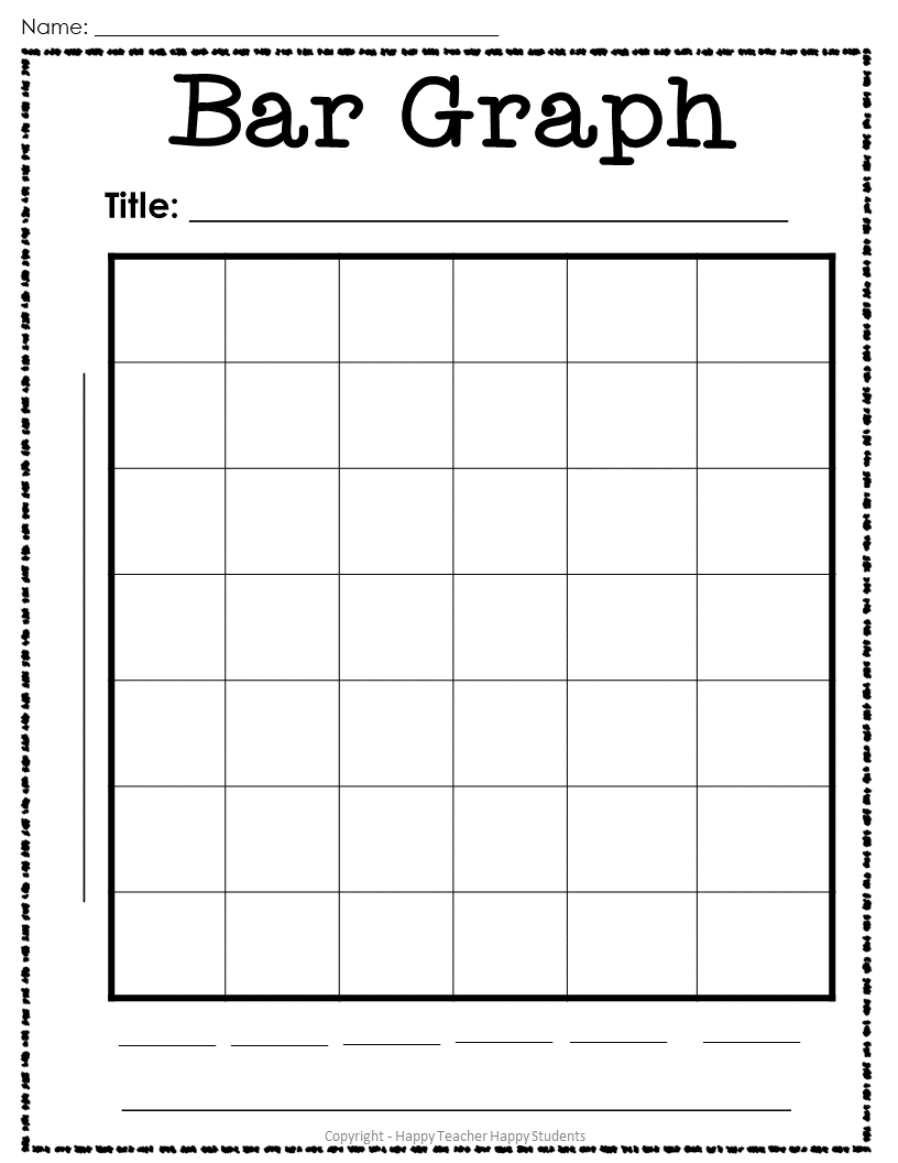 Blank Graph Templates- Bar Graph, Pie Chart, Pictograph, Line throughout Free Printable Bar Graph