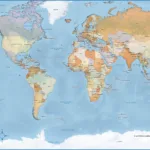 Blank Printable World Map With Countries & Capitals For Free Printable World Map With Countries Labeled