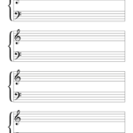 Blank Sheet Music (Free Printable Staff Paper) – Free Printables For Free Printable Music Staff