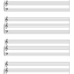 Blank Sheet Music (Free Printable Staff Paper) – Free Printables In Free Printable Sheet Music For Voice And Piano