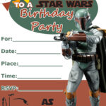 Boba Fett Free Birthday Party Invitation   Star Wars Party   The Intended For Star Wars Invitations Free Printable