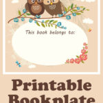 Bookplate Templates   10 Free Pdf Printables | Printablee Within Free Printable Christmas Bookplates