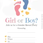 Boy Or Girl? Gender Reveal Invitation Templates Inside Free Printable Gender Reveal Templates