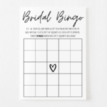 Bridal Shower Bingo Free Printable | Modern Moh Within Free Printable Bridal Shower Bingo