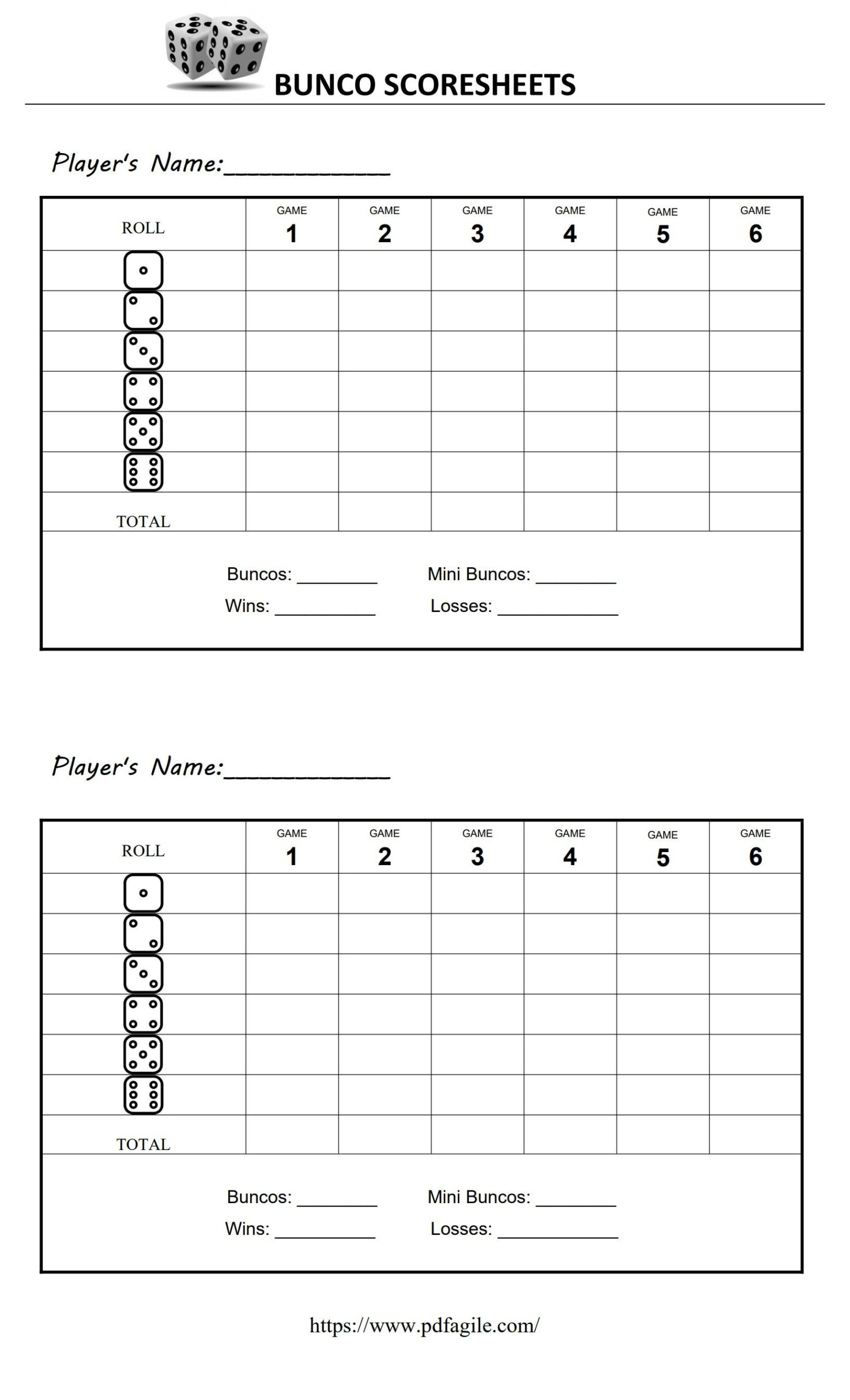 Bunco Scoresheet Template | Pdf Agile with regard to Printable Bunco Score Cards Free