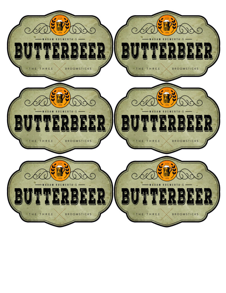 Butterbeer Labels Free Printable For Free Printable Butterbeer Labels Butterbeer Labels Free Printable For Free Printable Butterbeer Labels