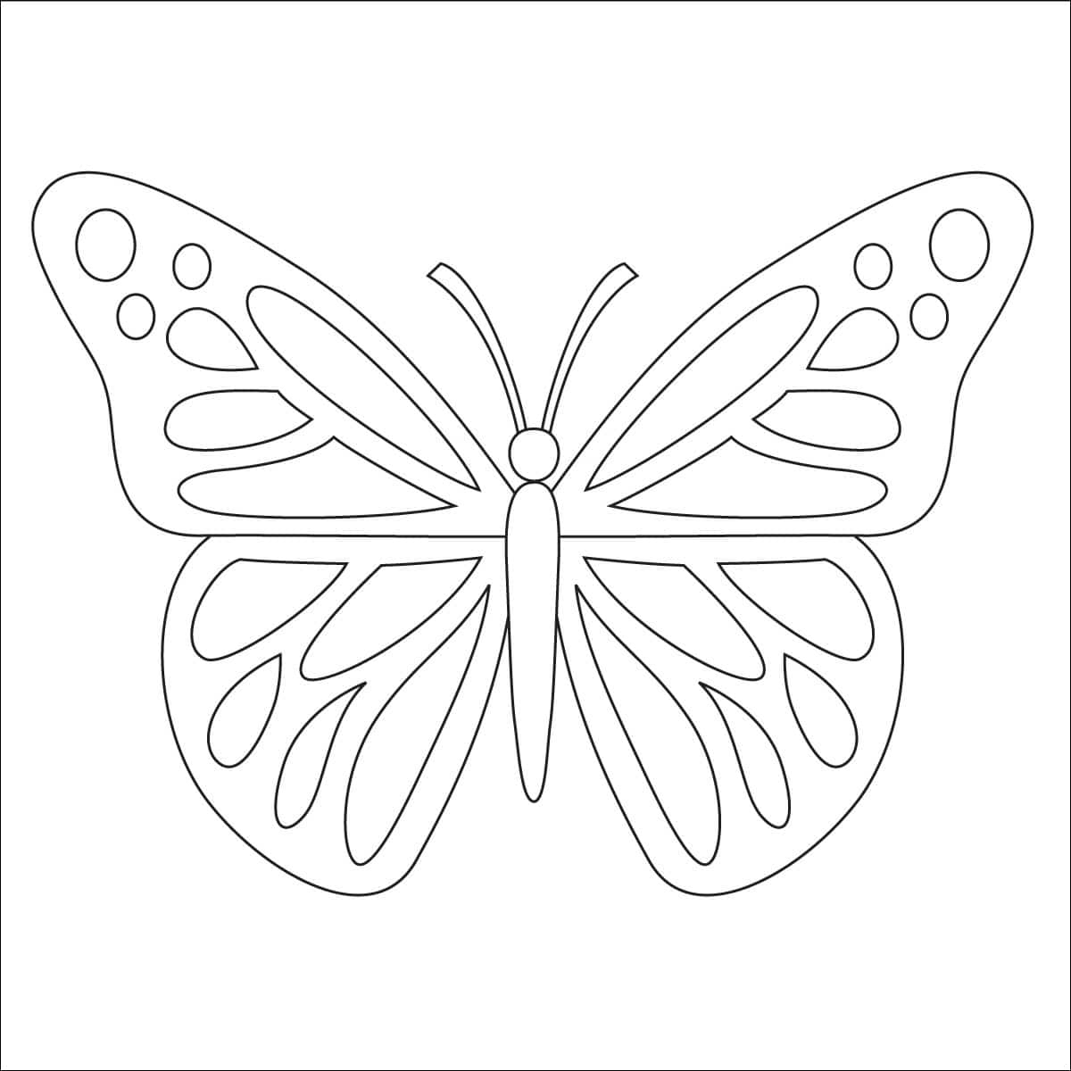 Butterfly Coloring Page: Free Printable Sheets For Kids inside Free Printable Butterfly Coloring Pages