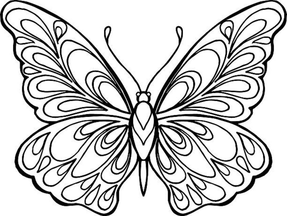 Butterfly Coloring Pages: 25 Free Printable Sheets - Parade inside Free Printable Butterfly Coloring Pages