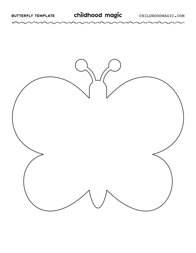 Butterfly Template Childhood Magic In Free Printable Butterfly Butterfly Template Childhood Magic In Free Printable Butterfly