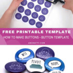 Button Template In 4 Sizes   Free Download   Ab Crafty In Free Printable Button Templates