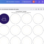 Button Template In 4 Sizes   Free Download   Ab Crafty Inside Free Printable Button Templates