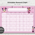Buy Printable Minnie Mouse Reward Chart, Potty Training Chart, Children&<h2>039;S  Sticker Chart, Toddler Reward Chart, Instant Download Online In India   Etsy For Free Printable Minnie Mouse Potty Training Chart
