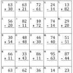 Buy Two Digit Mixed Addition And Subtraction Without Regrouping Throughout Free Printable Mixed Addition And Subtraction Worksheets