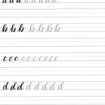 Calligraphy Writing Practice Sheets Cheap With Regard To Calligraphy Practice Sheets Printable Free