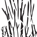 Camo Stencils   6 Free Pdf Printables | Printablee Within Free Printable Camo Stencils