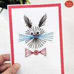 Card Stitching Patterns: Paper Embroidery On Cards!   Craft With Inside Free Printable Paper Pricking Patterns