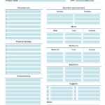 Caregiver Daily Checklist Template | Onlyoffice Within Free Printable Caregiver Forms