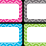 Chevron Name Tags/Labels   Multi Pack   Tcr5526 | Teacher Created For Free Printable Chevron Labels