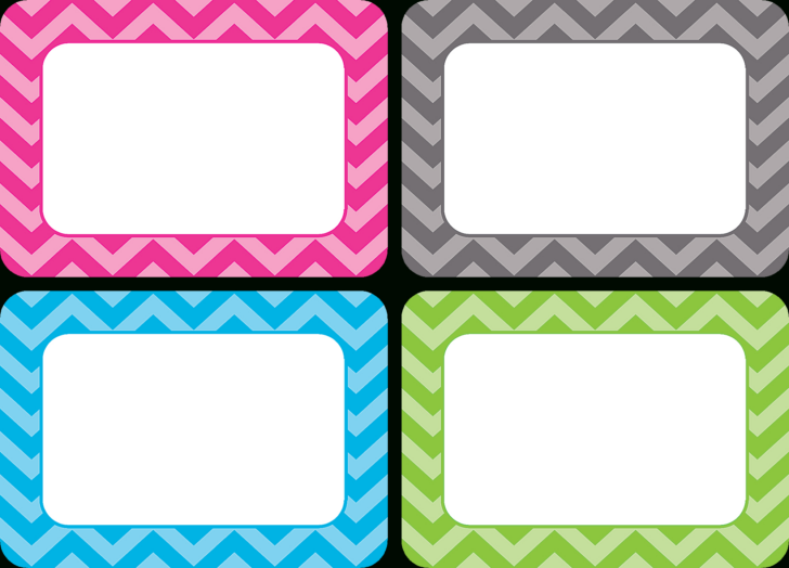 Free Printable Chevron Labels