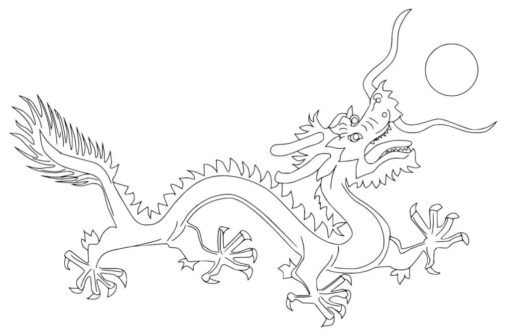 Chinese Dragon Printable Coloring Page Download, Print Or Color Pertaining To Free Printable Chinese Dragon Coloring Pages Chinese Dragon Printable Coloring Page Download, Print Or Color Pertaining To Free Printable Chinese Dragon Coloring Pages